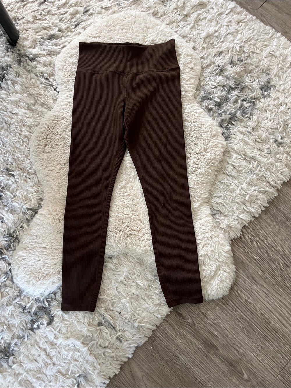 Athleta Elation rib tight legging M